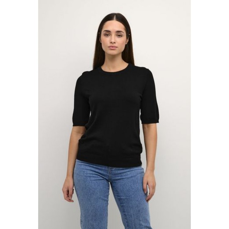   Kaffe O-neck pullover KALizza Zwart SL